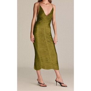 MANGO ~LONG FRINGED DRESS (NWT)